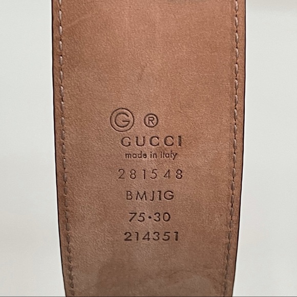 GUCCI Orange microGuccissimo belt GG 75/30 - Picture 6 of 8